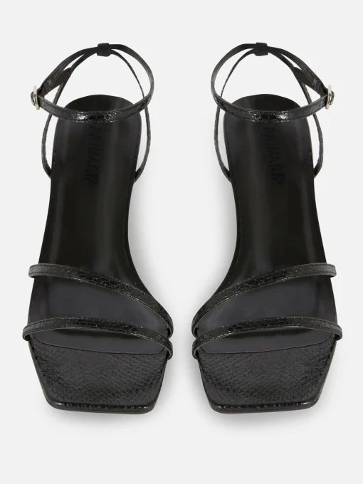 Strappy Kitten Heels