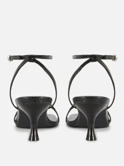 Strappy Kitten Heels