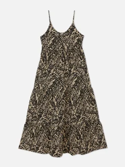 Strappy Tiered Maxi Dress