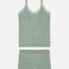 Stretch Cami And Shorts Pajama Set