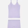 Stretch Cami And Shorts Pajama Set