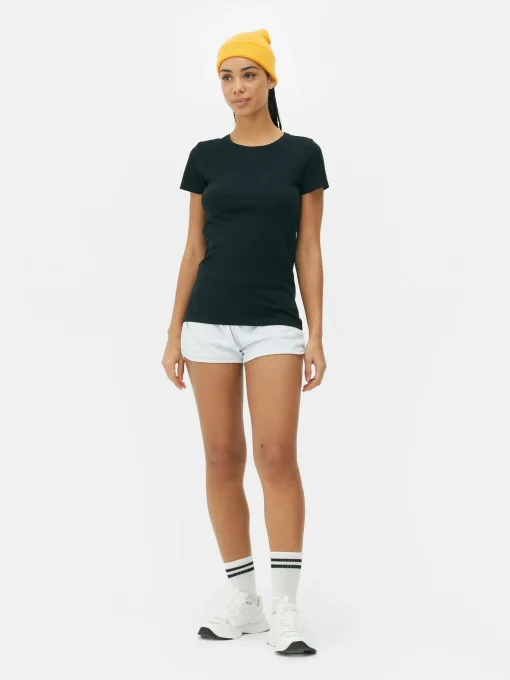 Stretch Crew Neck Essential T-Shirt
