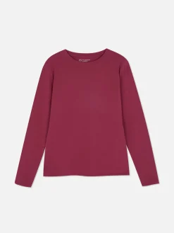 Stretch Jersey Long Sleeve Top