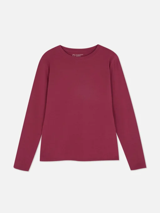 Stretch Jersey Long Sleeve Top