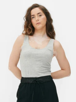 Stretch Scoop Neck Tank