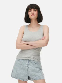 Stretch Scoop Neck Tank