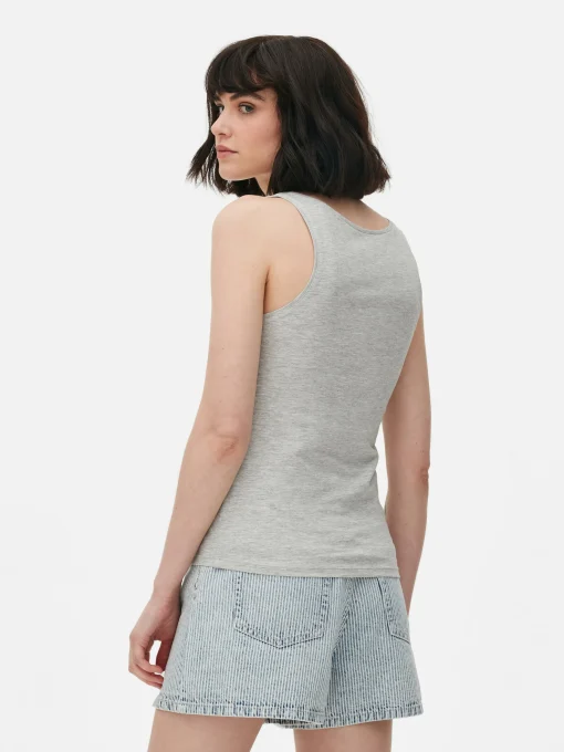 Stretch Scoop Neck Tank