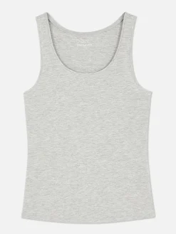 Stretch Scoop Neck Tank