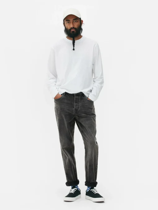 Stretch Straight Jeans