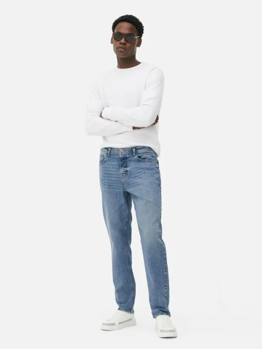 Stretch Straight Jeans