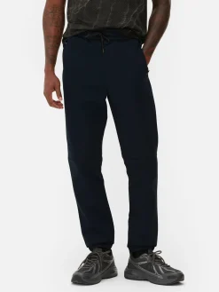 Stretch Waist Textured Joggers