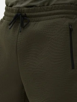 Stretch Waist Textured Joggers