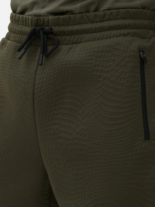 Stretch Waist Textured Joggers