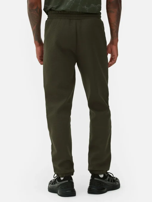 Stretch Waist Textured Joggers