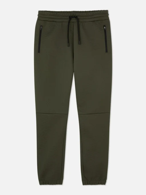 Stretch Waist Textured Joggers