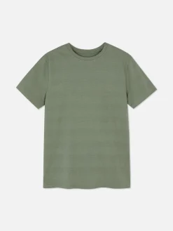 Stripe Textured T-Shirt
