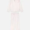 Striped Boyfriend Long Pajamas