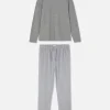 Striped Brushed Cotton Pajamas
