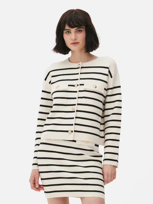 Striped Cardigan