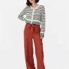 Striped Cropped Cardigan