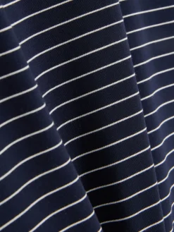 Striped Long Sleeve Pajama Top