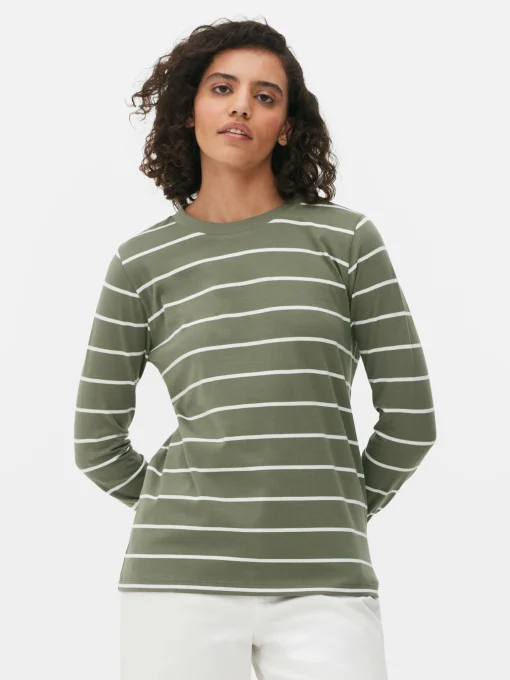 Striped Long Sleeve Top