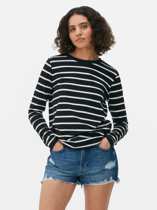 Striped Long Sleeve Top