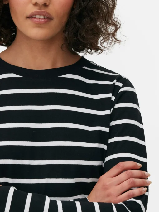 Striped Long Sleeve Top