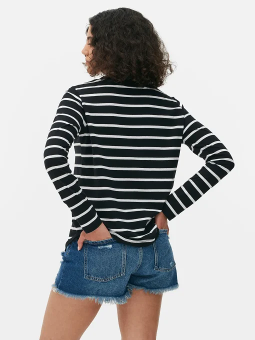 Striped Long Sleeve Top