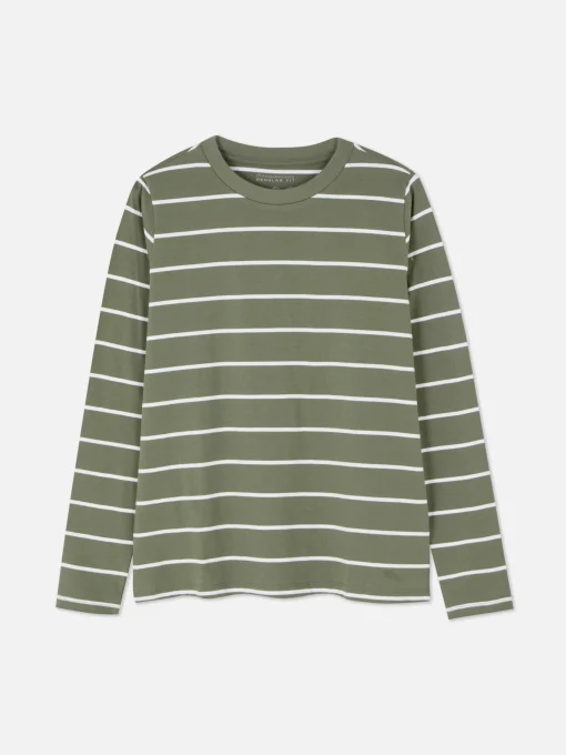 Striped Long Sleeve Top