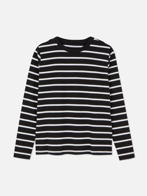 Striped Long Sleeve Top