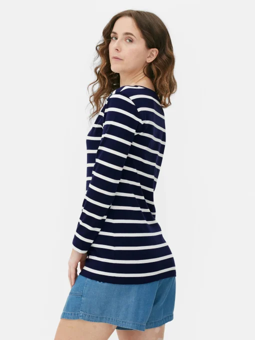 Striped Long Sleeve T-Shirt