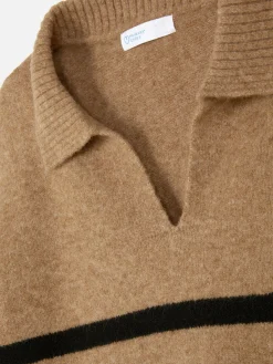 Striped Polo Sweater