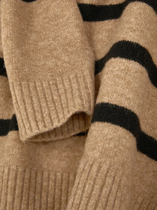 Striped Polo Sweater