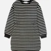 Striped Sweatshirt Dress