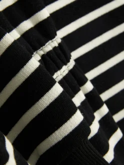 Striped Sweatshirt Dress