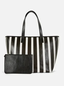 Striped Tote