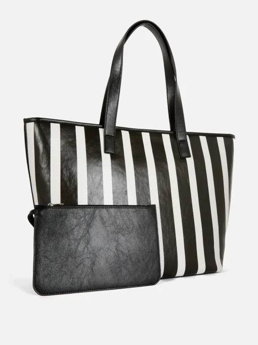 Striped Tote