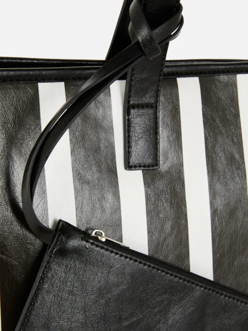 Striped Tote