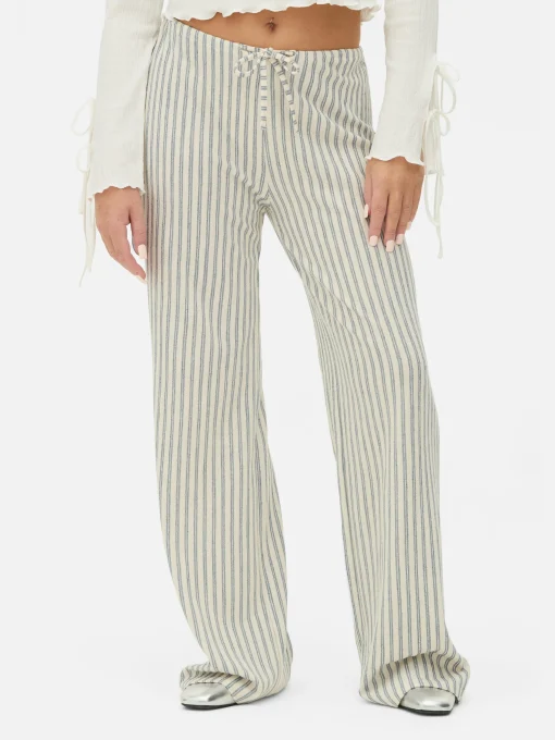 Striped Wide Leg Pants