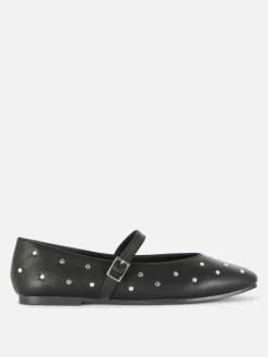 Studded Mary Janes