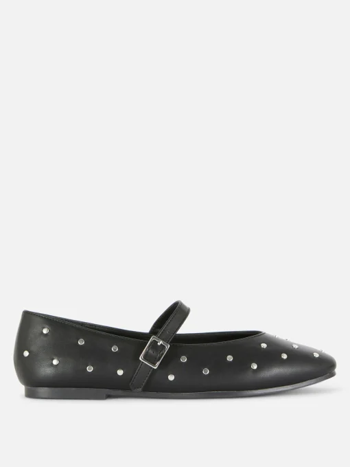 Studded Mary Janes