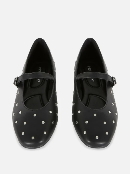 Studded Mary Janes