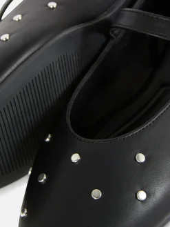 Studded Mary Janes