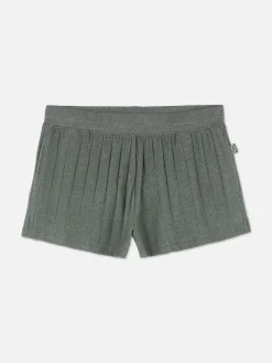Super Soft Pleated Pajama Shorts