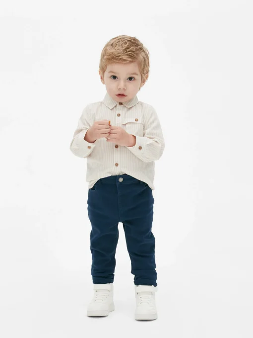 Tapered Twill Pants