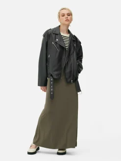 Textured Biker Jacket