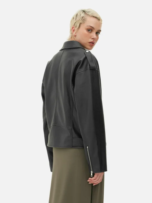 Textured Biker Jacket
