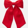 Textured Bow Hair Clip