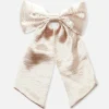 Textured Bow Hair Clip